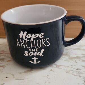 Navy Blue Inspirational Mug